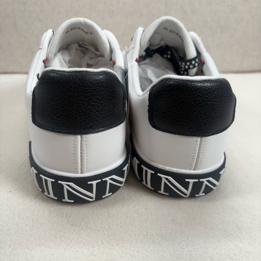 Ladies Disney Minnie Mouse Court Low Top Sneakers - Picture 5 of 8